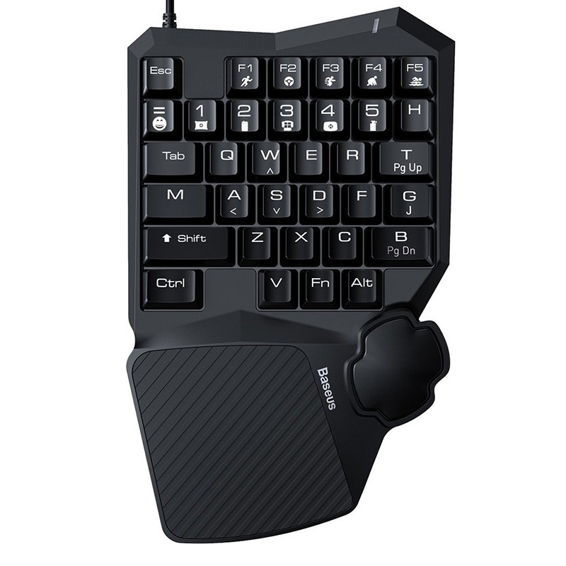 کیبورد مخصوص بازی بیسوس مدل Baseus GAMO One-Handed Gaming Keyboard GMGK01-01