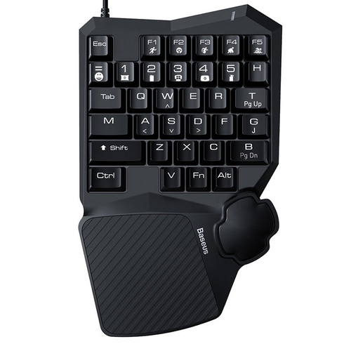 کیبورد مخصوص بازی بیسوس مدل Baseus GAMO One-Handed Gaming Keyboard GMGK01-01
