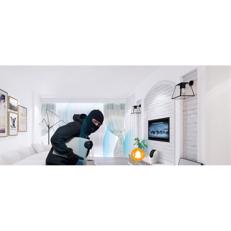 دوربین مداربسته تحت شبکه بیسیم آیمو مدل Ranger 2 با قابلیت تشخیص چهره، صدای دوطرفه، تشخیص حرکت و دید در شب، نصب روی دیوار و پشتیبانی از پروتکل Onvif