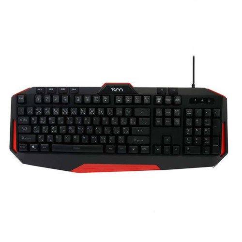 کیبورد گیمینگ تسکو مدل GK 8123، سوییچ ممبران، Full-Size، نورپردازی LED RGB