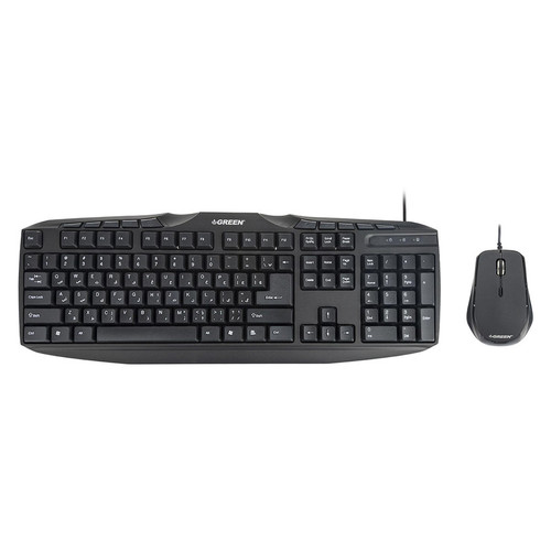 کیبورد و ماوس گرین مدل GKM-305، سوئیچ ممبران، Full-size