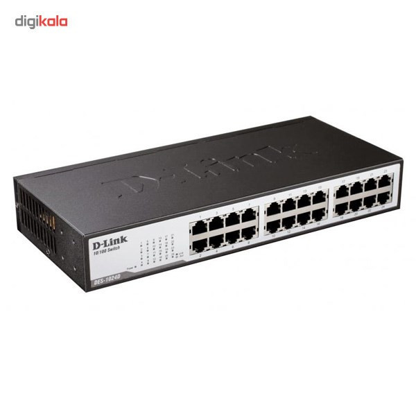 سوییچ 24 پورت غیر مدیریتی و دسکتاپ دی-لینک مدل DES-1024D