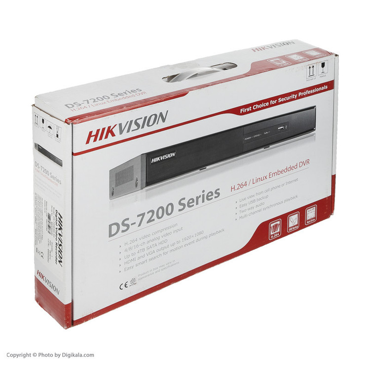 سیستم امنیتی مدار بسته آنالوگ هایک ویژن مدل DS-7204HWI-SH