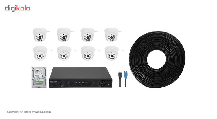 سیستم امنیتی مدار بسته آنالوگ هایک ویژن مدل DS-7208HWI-SL-8DOM
